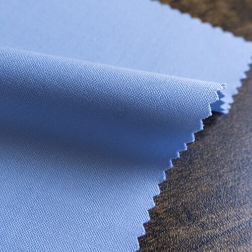 MB Suiting Plain Wool Stretch Baby Blue