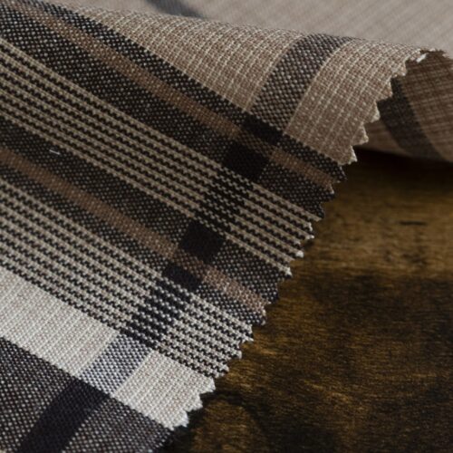 MB Wool Check Dry Feel Beige Brown