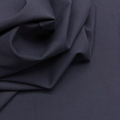 Cotton Poplin Black Purple