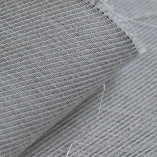 MB Extra Heavy Double Wool Cotton Twill Off-White Grey