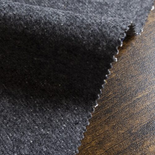 MB Wool Silk Coat Grey Melange