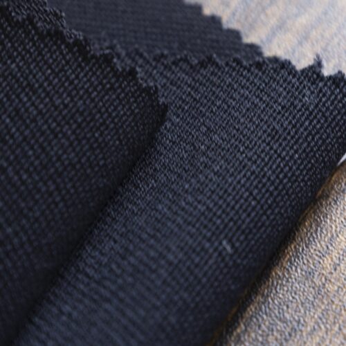 MB Heavy Suiting Wool Gabardine Black