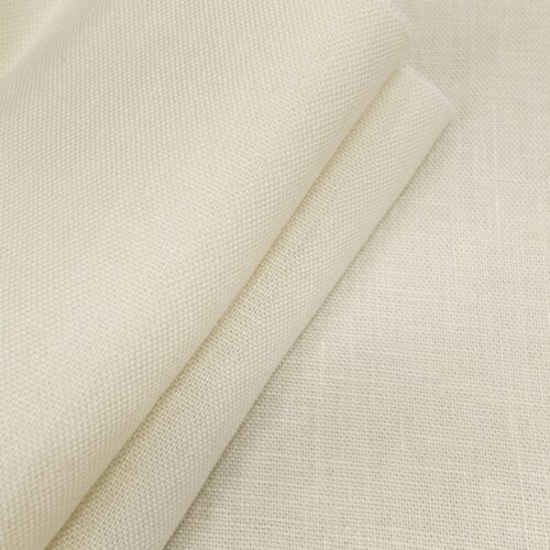 AV Linen Basket Weave Suiting Cream