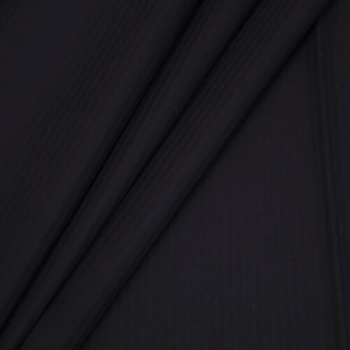 AV Cotton Twill Jacquard Stripes Black