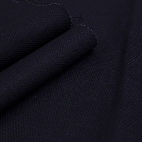 AV Linen Cotton Twill Dark Navy