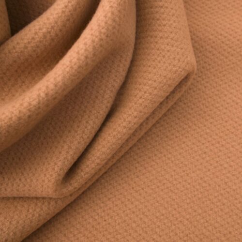 TXT Textured Wool Cashmere Coat Piemontese Peachy Tan