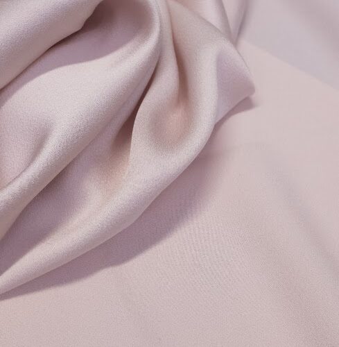 TXT Double Face Acetate Viscose Crepe Satin Pale Pink