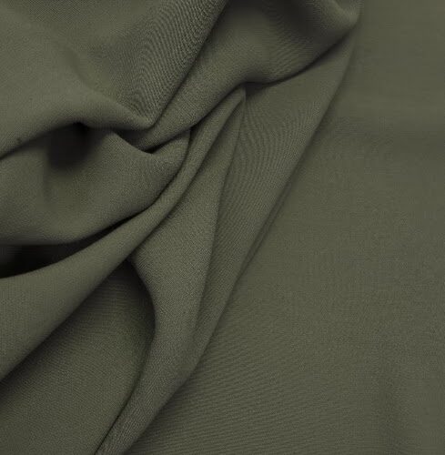TXT Double Face Viscose Crepe Cady Rookwood Dark Green